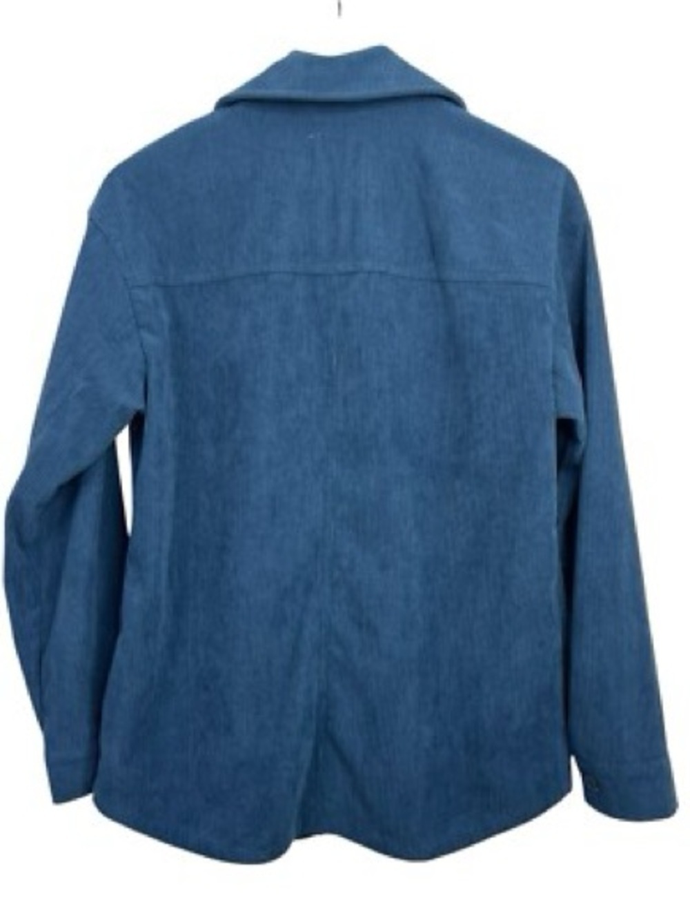 Anthropologie Avec Les Filles Jacket Blue Collared Shacket Corduroy Women’s - Picture 3 of 4